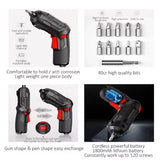 Electric Screwdriver 47 in 1 Rotated 90 Degrees