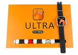 Ultra Smart Watch 7 Straps Wireless Charging Black